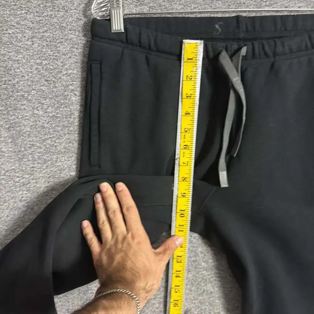 Figs Men's Size Medium Black Fleece Sweatpants